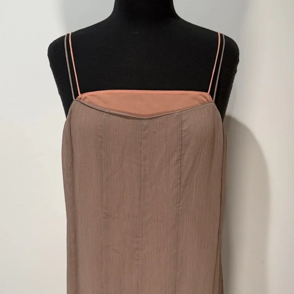 Zara | Strappy Georgette Maxi Dress with Flared Hem - Picture 5 of 10